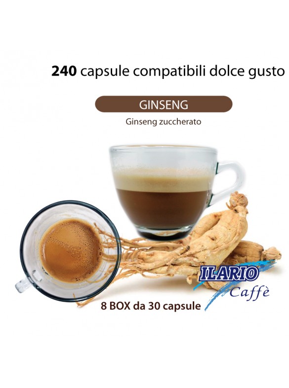 240 cps GINSENG ZUCCHERATO DOLCE GUSTO